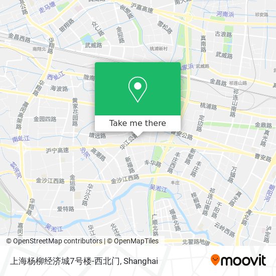 上海杨柳经济城7号楼-西北门 map