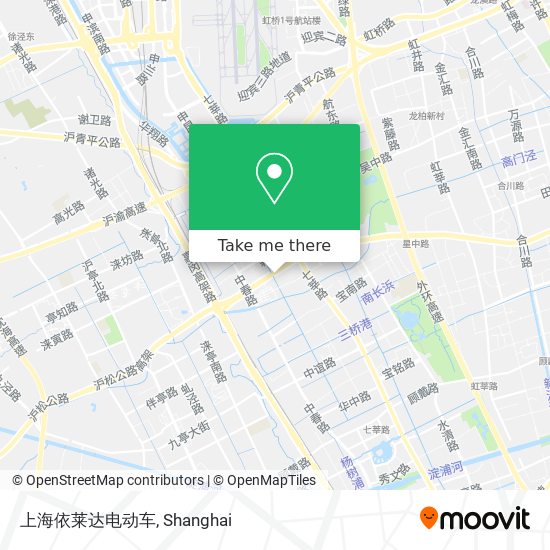 上海依莱达电动车 map