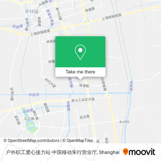 户外职工爱心接力站·中国移动朱行营业厅 map