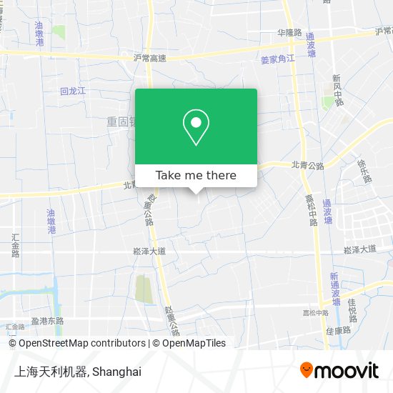 上海天利机器 map