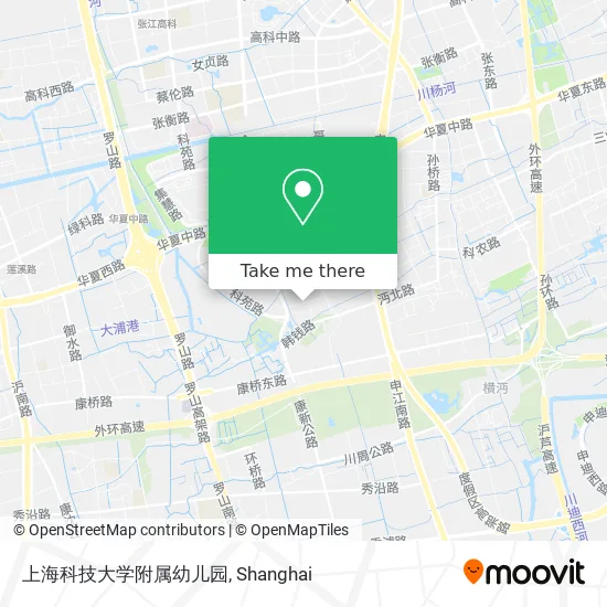上海科技大学附属幼儿园 map