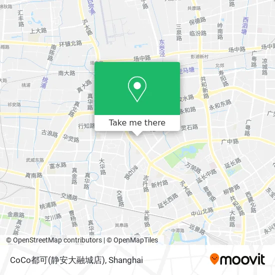 CoCo都可(静安大融城店) map