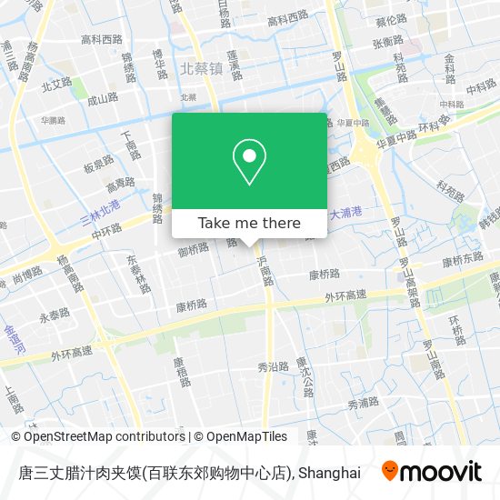 唐三丈腊汁肉夹馍(百联东郊购物中心店) map