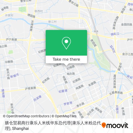 膳仓贸易商行康乐人米线华东总代理(康乐人米粉总代理) map