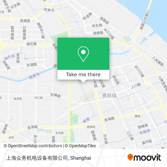 上海众务机电设备有限公司 map