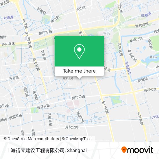 上海裕琴建设工程有限公司 map