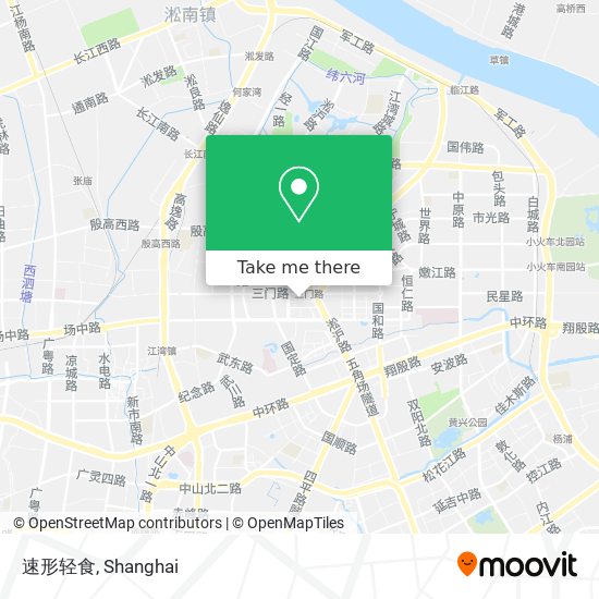 速形轻食 map