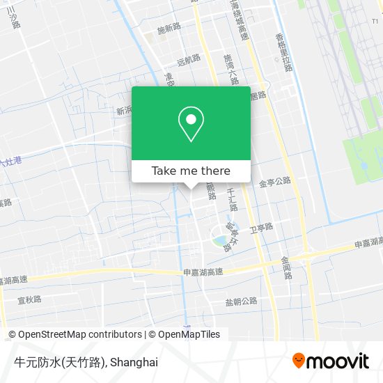 牛元防水(天竹路) map