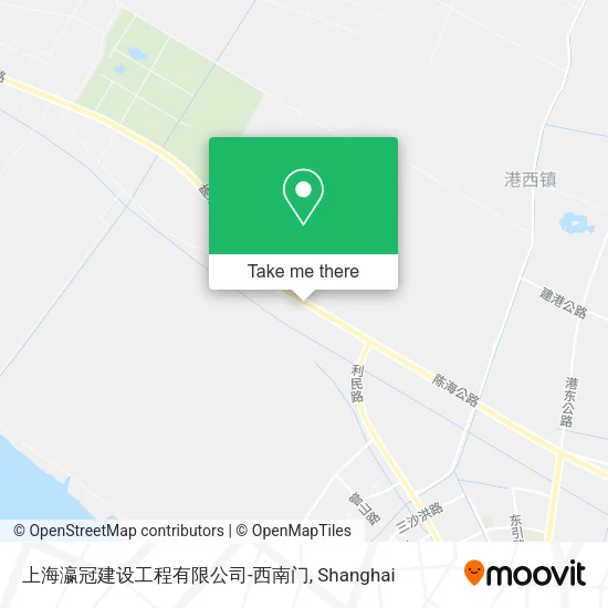 上海瀛冠建设工程有限公司-西南门 map