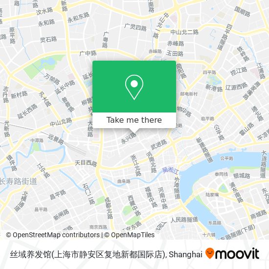 丝域养发馆(上海市静安区复地新都国际店) map