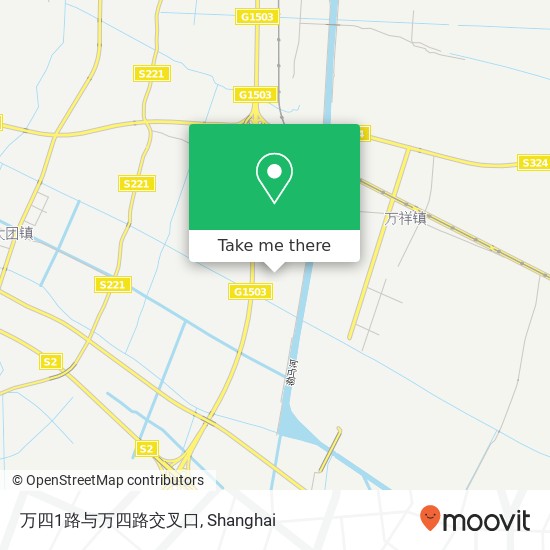 万四1路与万四路交叉口 map