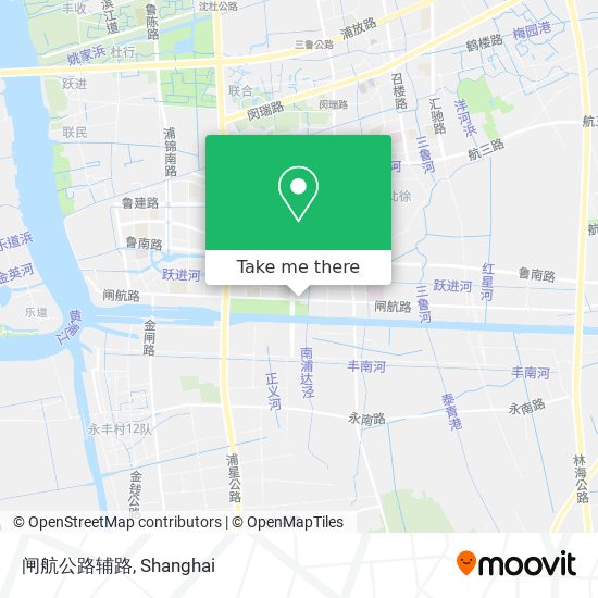 闸航公路辅路 map