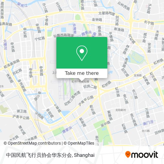中国民航飞行员协会华东分会 map