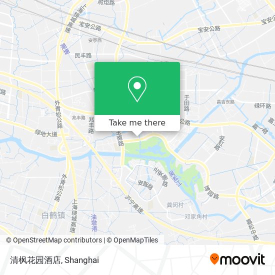 清枫花园酒店 map