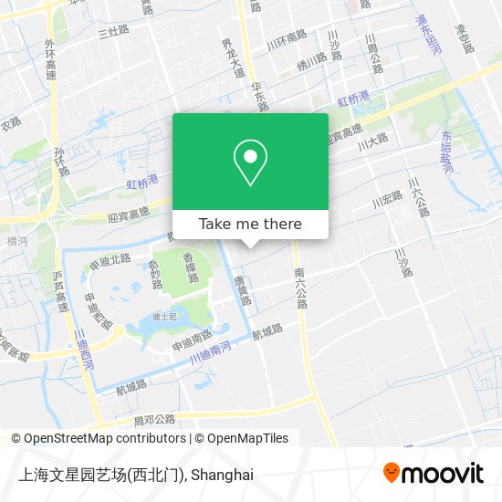 上海文星园艺场(西北门) map