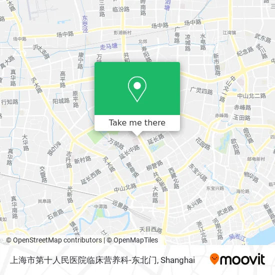 上海市第十人民医院临床营养科-东北门 map