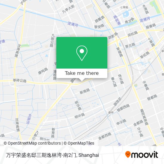 万宇荣盛名邸三期逸林湾-南2门 map