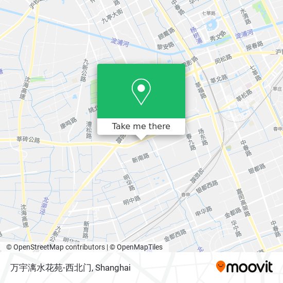 万宇漓水花苑-西北门 map