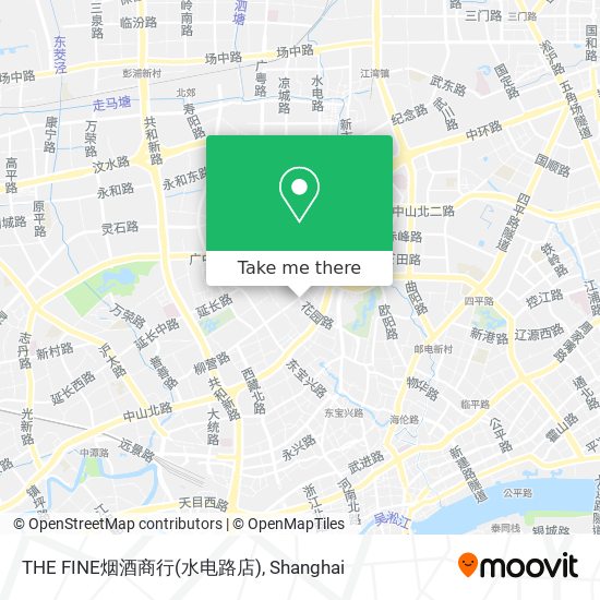 THE FINE烟酒商行(水电路店) map