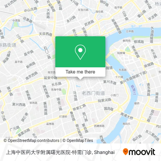 上海中医药大学附属曙光医院-特需门诊 map