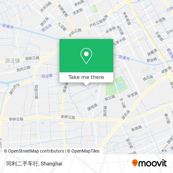 同利二手车行 map