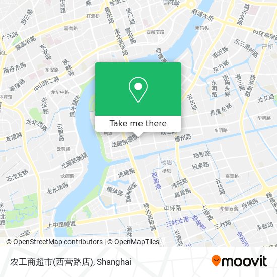 农工商超市(西营路店) map