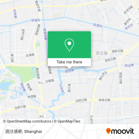 泗泾塘桥 map