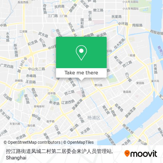 控江路街道凤城二村第二居委会来沪人员管理站 map