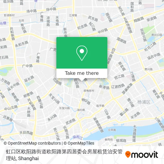 虹口区欧阳路街道欧阳路第四居委会房屋租赁治安管理站 map