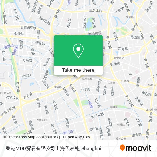 香港MDD贸易有限公司上海代表处 map