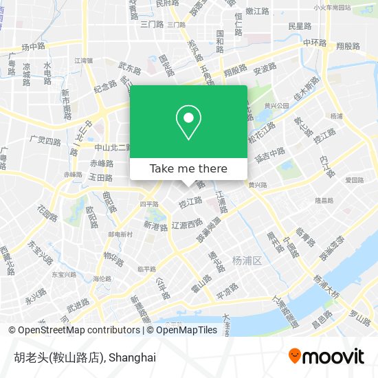 胡老头(鞍山路店) map