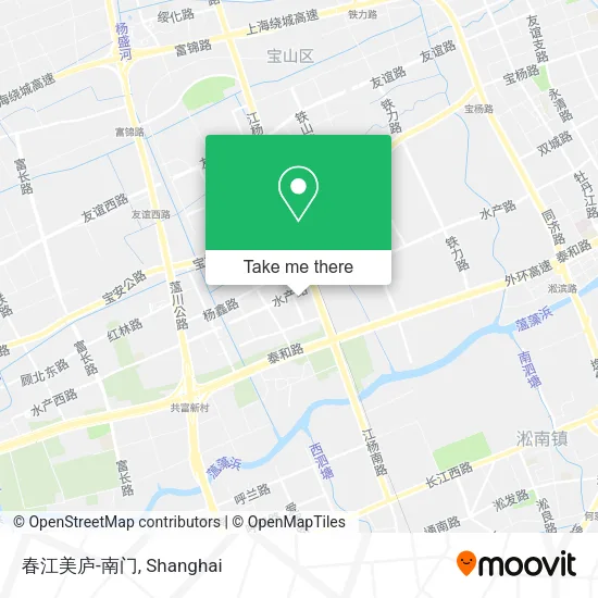 春江美庐-南门 map