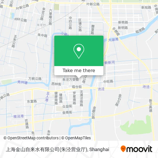 上海金山自来水有限公司(朱泾营业厅) map