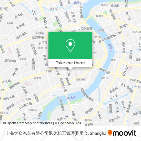 上海大众汽车有限公司退休职工管理委员会 map