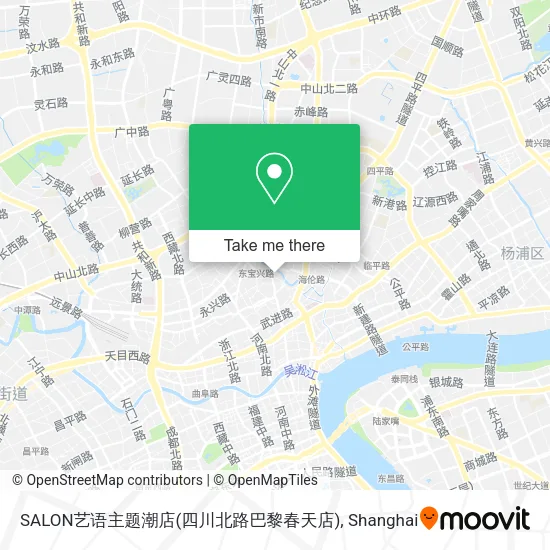 SALON艺语主题潮店(四川北路巴黎春天店) map