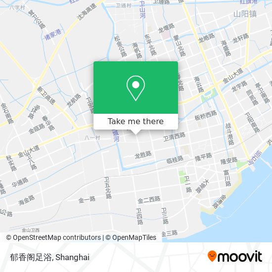 郁香阁足浴 map