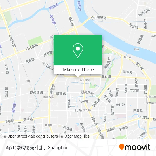 新江湾戎德苑-北门 map