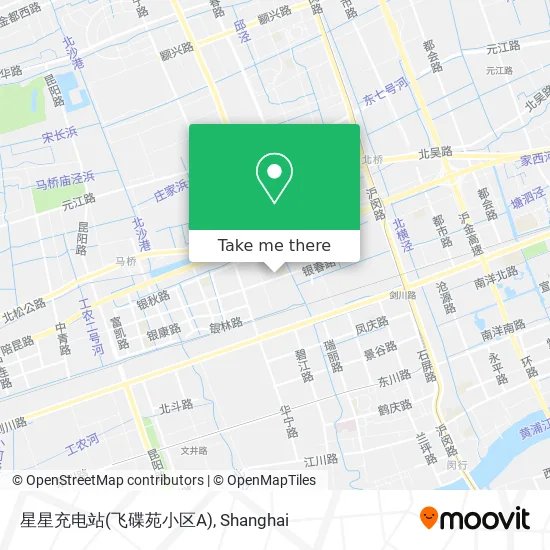 星星充电站(飞碟苑小区A) map