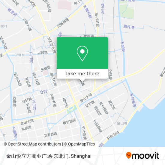 金山悦立方商业广场-东北门 map
