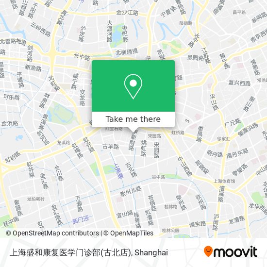 上海盛和康复医学门诊部(古北店) map