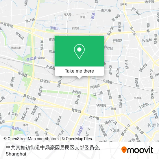 中共真如镇街道中鼎豪园居民区支部委员会 map