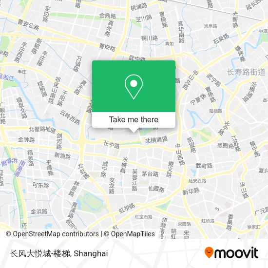 长风大悦城-楼梯 map