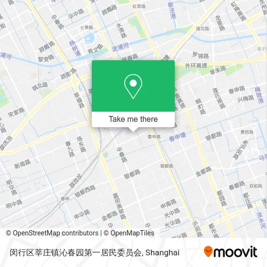 闵行区莘庄镇沁春园第一居民委员会 map