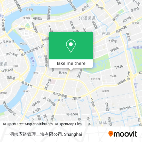 一润供应链管理上海有限公司 map