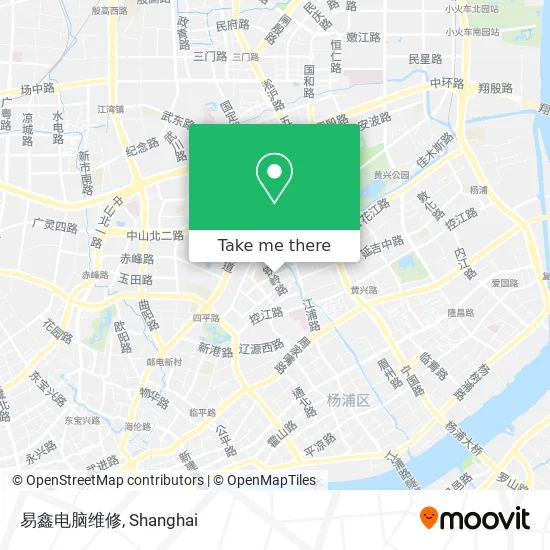 易鑫电脑维修 map