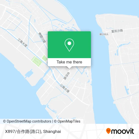 X897/合作路(路口) map