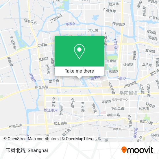 玉树北路 map