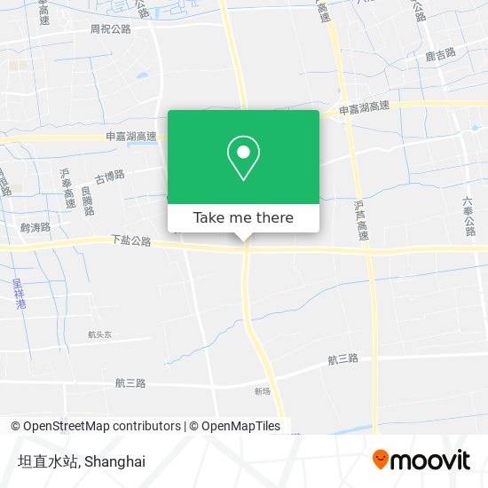 坦直水站 map