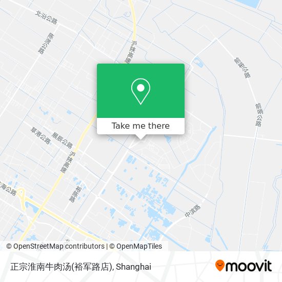 正宗淮南牛肉汤(裕军路店) map