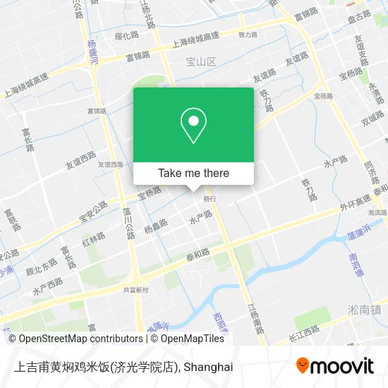 上吉甫黄焖鸡米饭(济光学院店) map